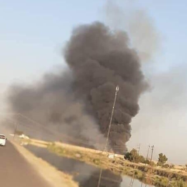 Irak'ta askeri üsse füze atıldı