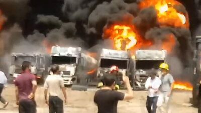 İran'da tanker faciası!