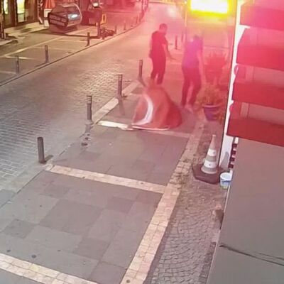 Türk bayrağına çirkin saldırı!