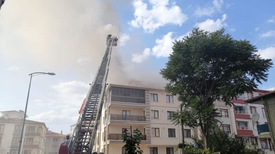 Ankara'da yangın paniği