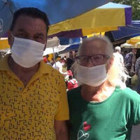 Yeşilçam oyuncusu pazarda görüntülendi