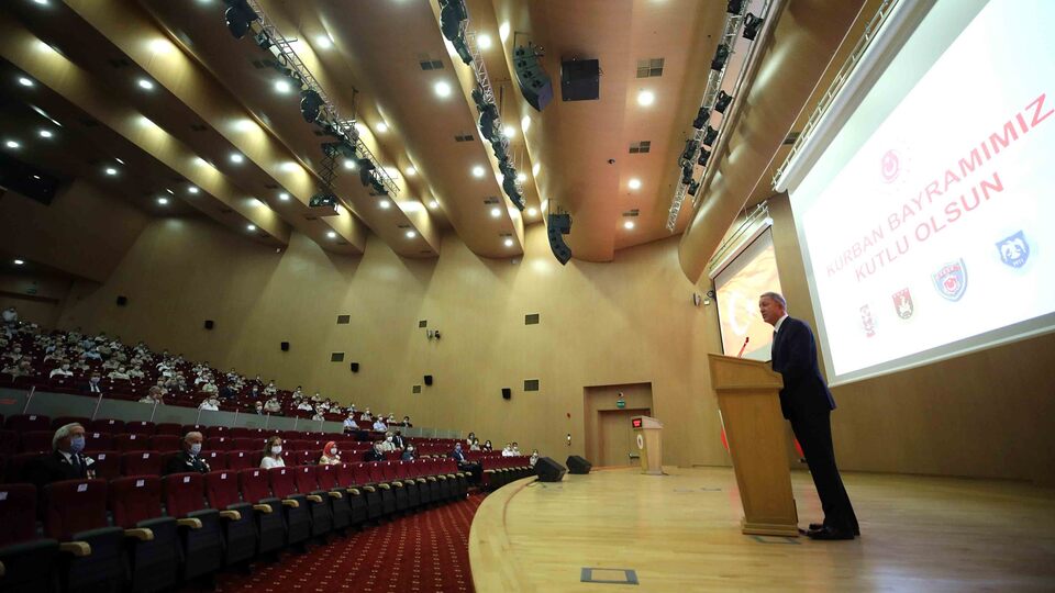 MSB'de bayramlaşma töreni