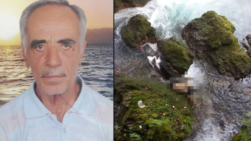 55 gündür kayıptı, şelalede bulundu