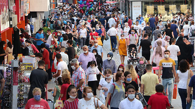 Samsun'da mesafesiz bayram alışverişi