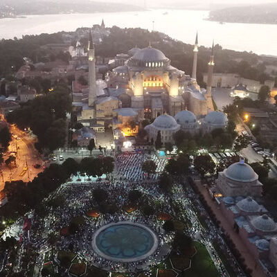 Ayasofya'da bayram namazı!