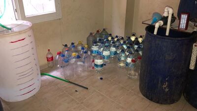 Adana'da sahte içki ele geçirildi