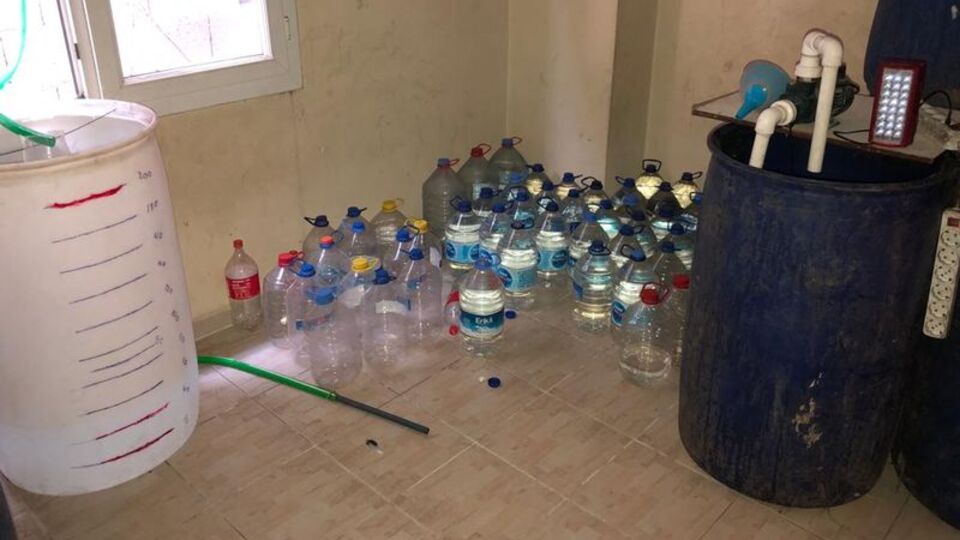 Adana'da sahte içki ele geçirildi