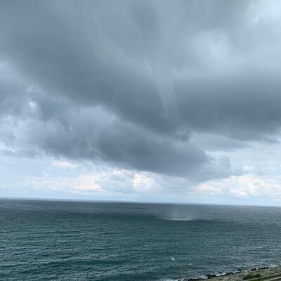 Rize'de korkutan hortum!