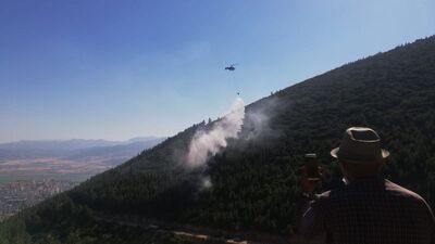 Kahramanmaraş'ta orman yangını