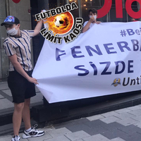 Fenerbahçe taraftarından protesto