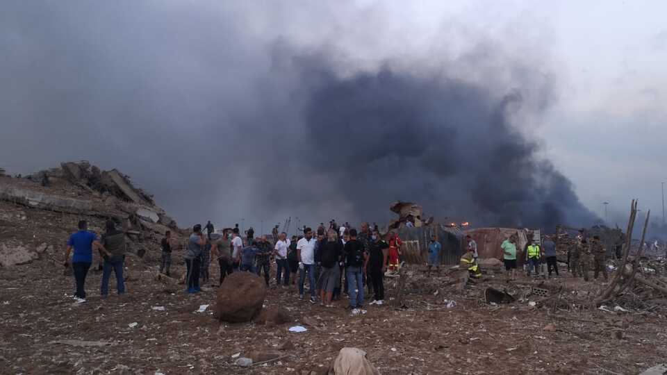 Beyrut'taki patlamada iki Türk vatandaşı yaralandı