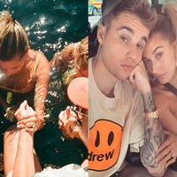 Ünlü çift vaftiz oldu