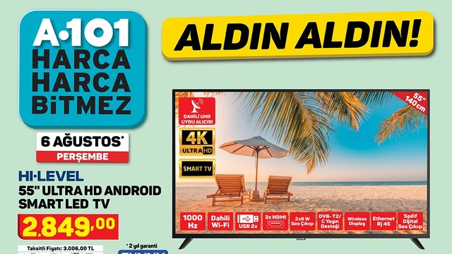 A101 6 Ağustos haftanın kataloğu çıktı