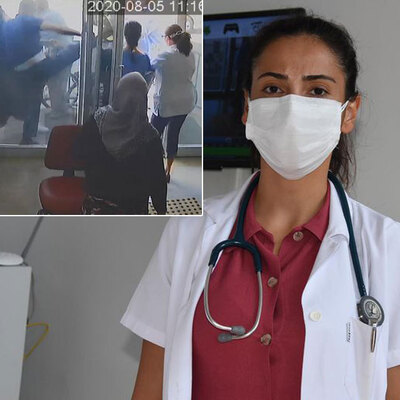 Öğretim görevlisinden doktora şiddet!