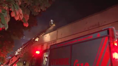 İstanbul'da korkutan hastane yangını