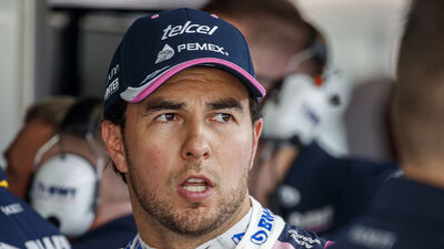 Perez'in testi 2. kez pozitif çıktı