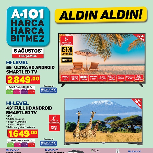 A101 haftanın indirimli ürünleri