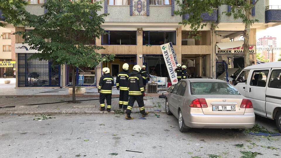 Konya'da bir iş yerinde patlama!