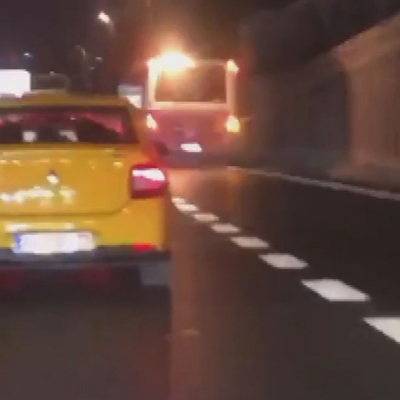 İETT otobüsü seyir halinde alev aldı!