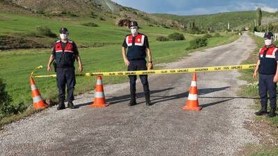 Yozgat'ta bir köye karantina!