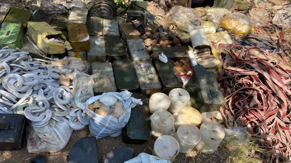 Pençe-Kaplan Operasyonu'nda çok sayıda mühimmat ele geçirildi!