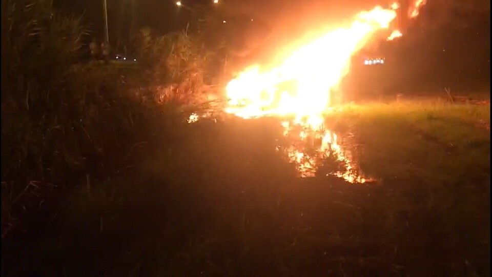 Otomobil takla attı, sürücü yanarak can verdi!