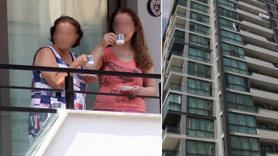 Feci şekilde öldü! Komşuları kahve içti!