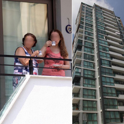 Feci şekilde öldü! Komşuları kahve içti!