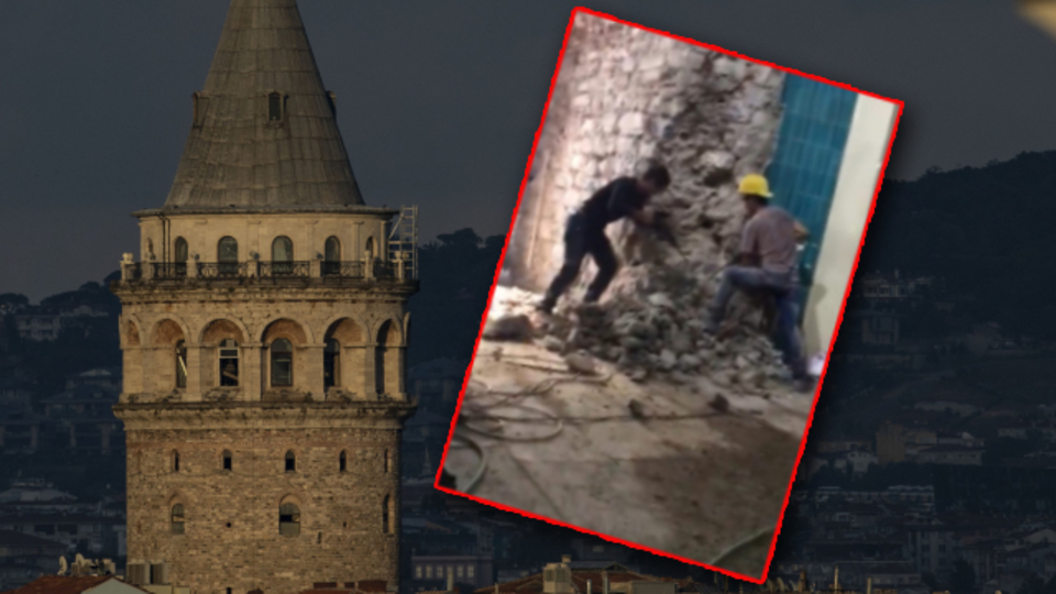 Tarihi kulede 'hiltili' restorasyon!