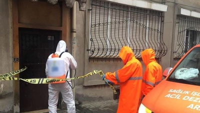 Niğde'de bir apartman karantinaya alındı