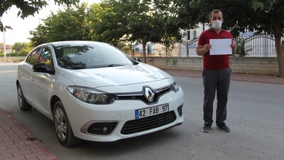 Hiç geçmediği köprüden 9 kez ceza yedi