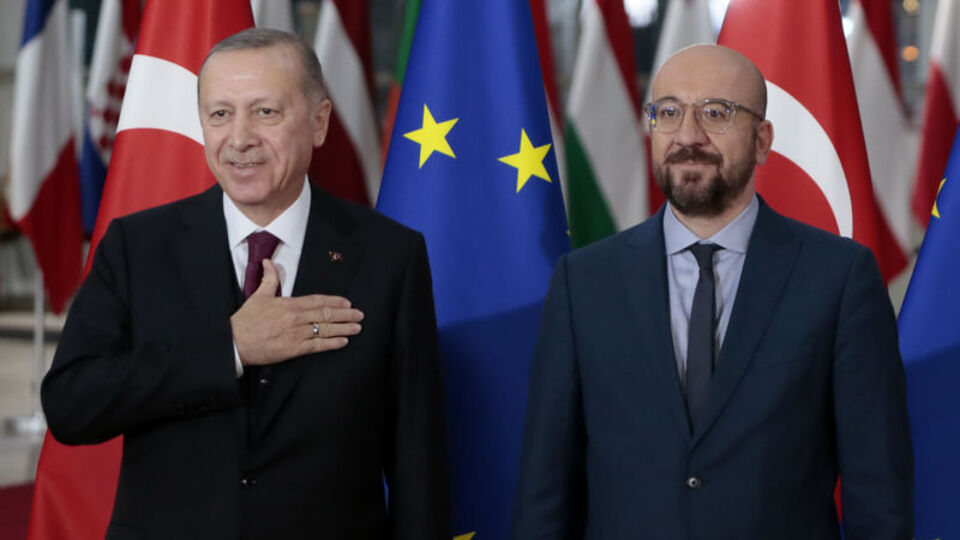 Erdoğan, AB Konseyi Başkanı Michel ile görüştü