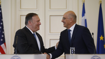 Pompeo-Dendias'dan Doğu Akdeniz görüşmesi