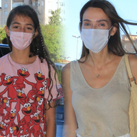 Çocuklarıyla alışverişte