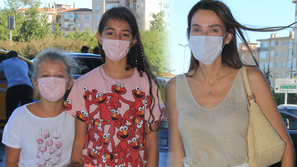 Çocuklarıyla alışverişte