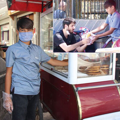 Sosyal deneyde gündeme oturmuştu! O simitçi konuştu!