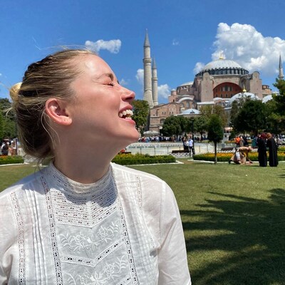 Amber Heard'den Ayasofya paylaşımı