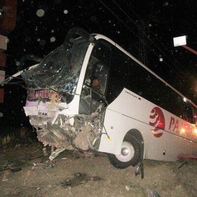 Yolcu otobüsü şarampole düştü: Çok sayıda yaralı var