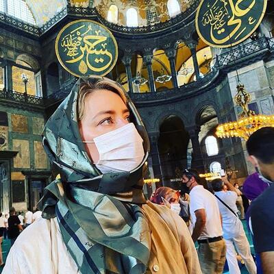 Ünlü yıldızdan Ayasofya paylaşımı