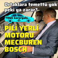Pili yerli, motoru mecburen Bosch