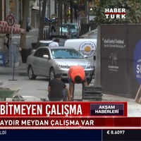 Nişantaşı'nda bitmeyen meydan çalışması