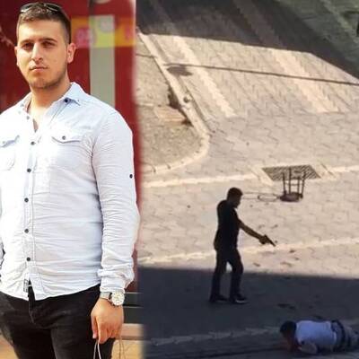 Belediye önünde vahşi infaz!