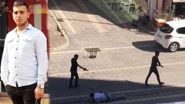 Belediye önünde vahşi infaz!