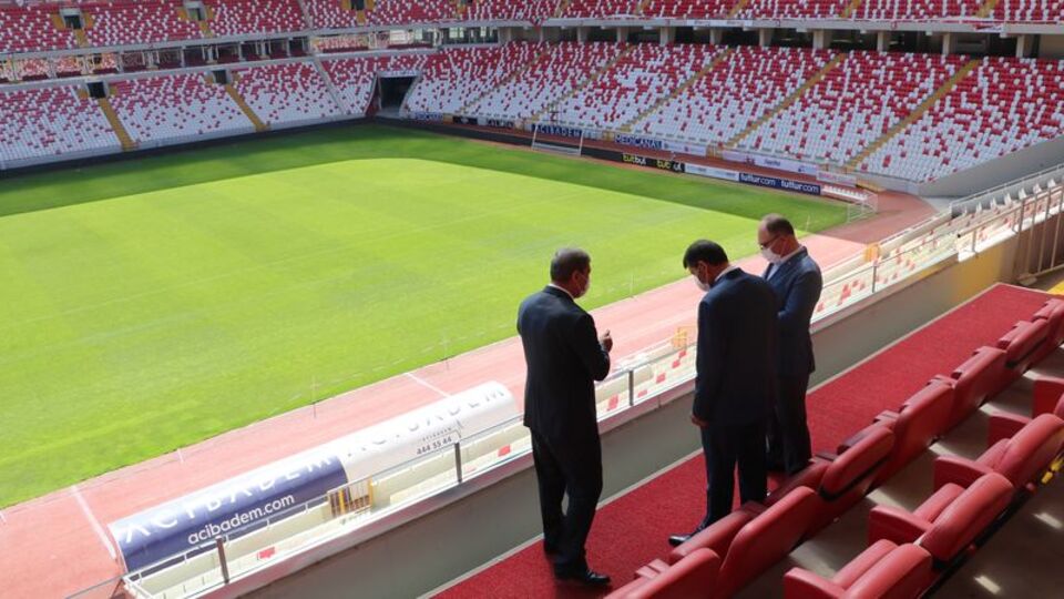 Macaristan maçı öncesi Sivas'ta inceleme