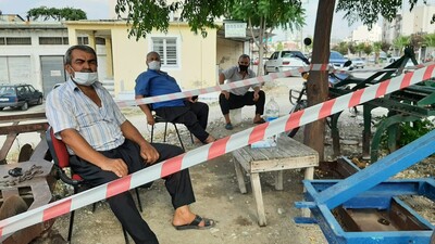 Esnaftan şeritli korona önlemi