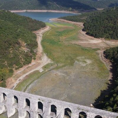 İstanbul barajlarında doluluk oranı yüzde 50'nin altına düştü