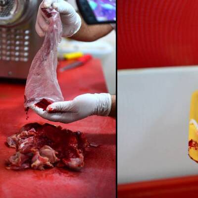 Aslında hiç et yok, 'bici bici' ile kıyma!