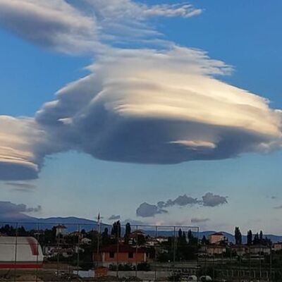 Gökyüzünde ilginç görüntü