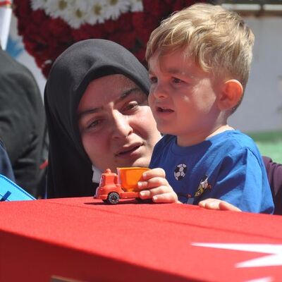 Sel şehidi son yolculuğa uğurlandı