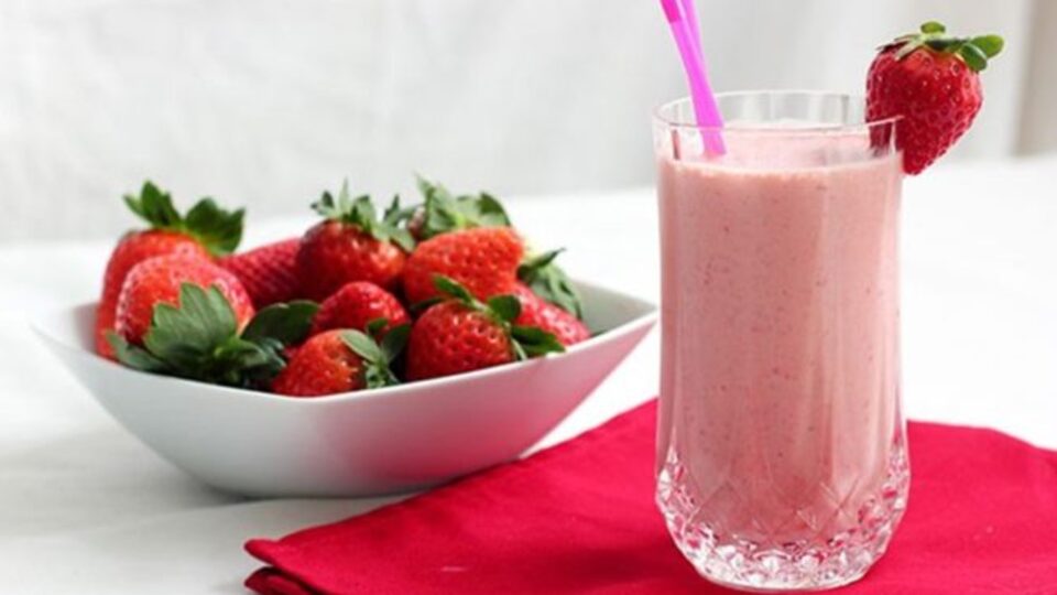 Çilekli milkshake için püf noktalar